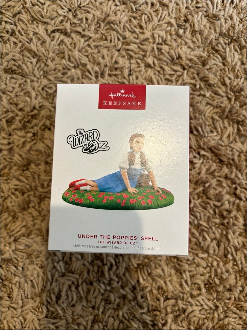 Hallmark Keepsake Blue-Dress Dorothy with Red Shoes and Green Base